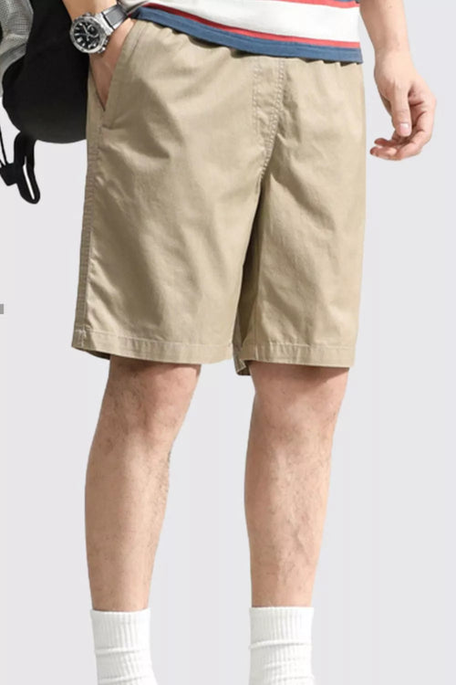 Men's Plus Size Casual Pocketed Shorts