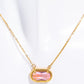 Copper 14K Gold-Plated Pendant Necklace