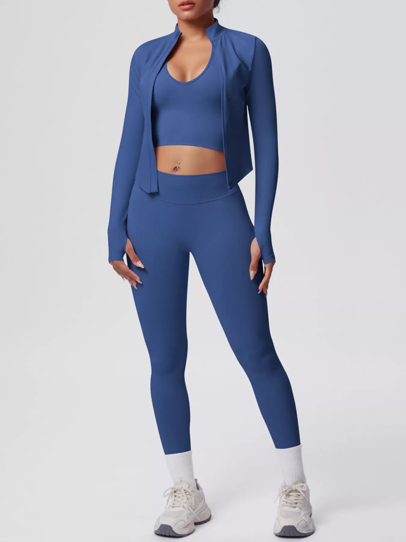 The Lucia Three-Piece Tank, Jacket & Legging Set