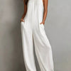 Sleeveless Wide Leg Jumpsuit