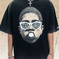 Men's Graphic Short Sleeve Oversized T-Shirt