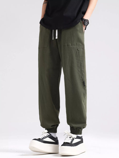 Men's Plus Size Casual Loose Fit Cargo Pants