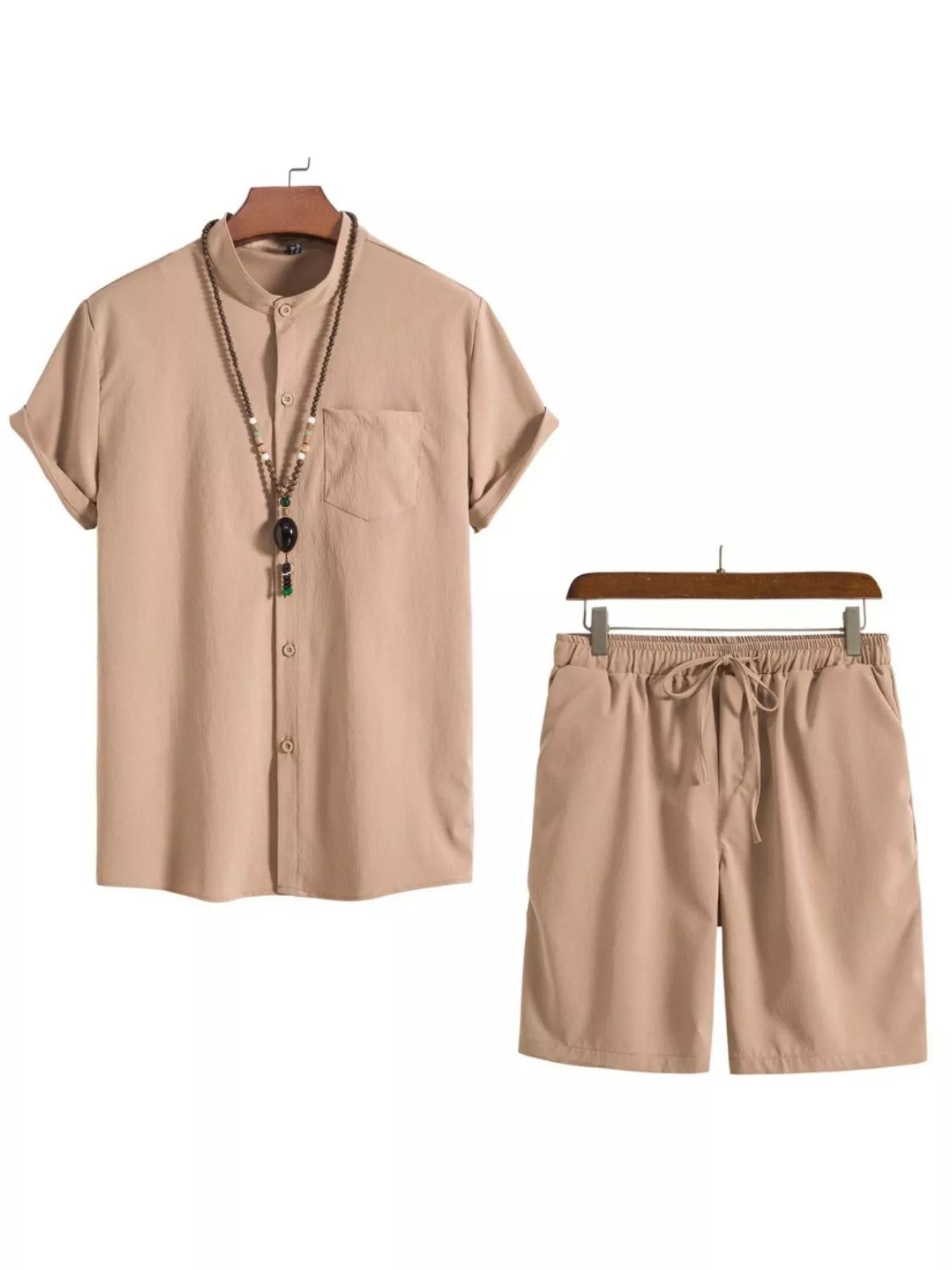 The Sedona Shirt & Shorts Set – plus size shirt and shorts set, view 3