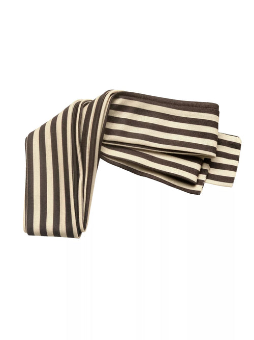 Striped Single Shoulder T-Shirt