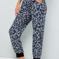 Celeste Full Size Leopard Contrast Sweatpants