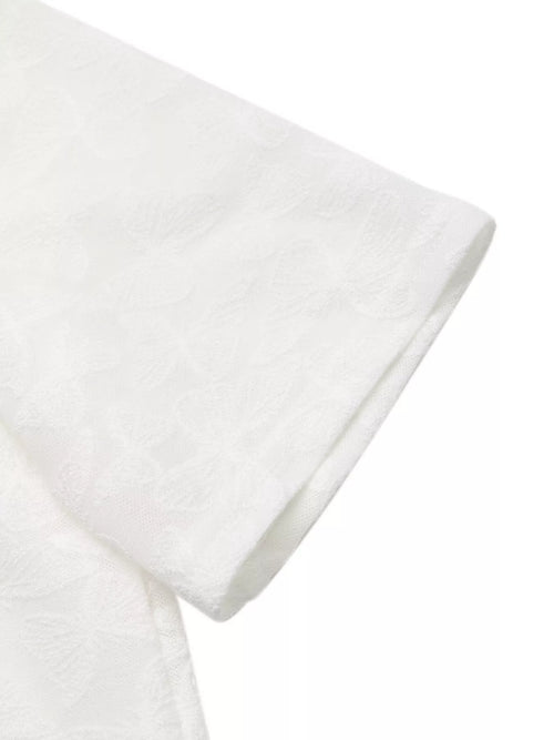 Round Neck Short Sleeve Top