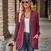 Open Front Cardigan with Pockets