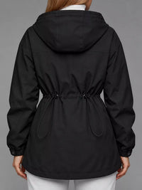 The Breeze Hooded Drawstring Windbreaker
