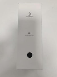 CASCHO wireless earbuds packaging showing comfortable fit and auto connect features on white background.
