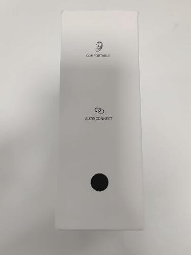 CASCHO wireless earbuds packaging showing comfortable fit and auto connect features on white background.
