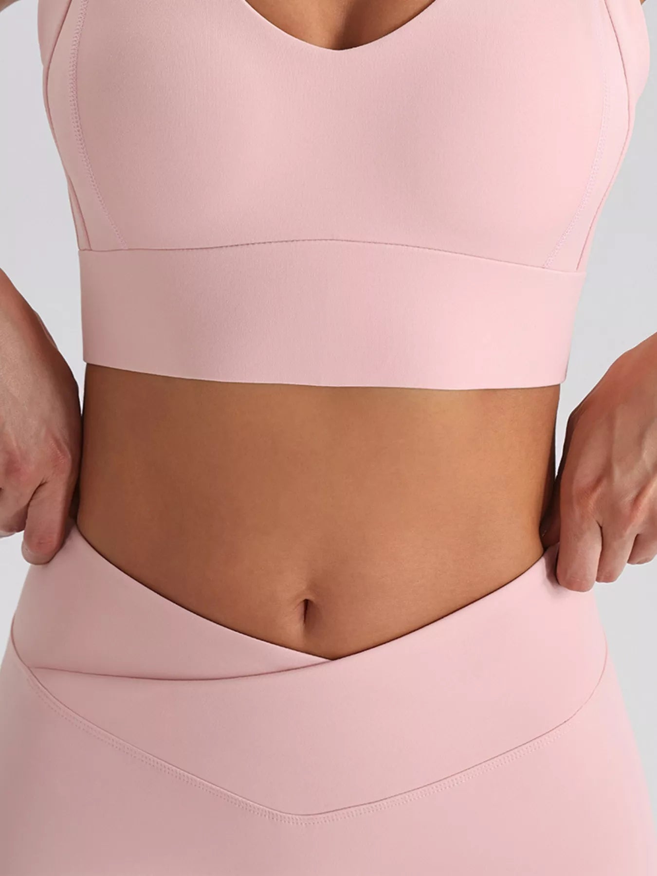 The Cleo Criss-Cross V-Neck Tank & Legging Set