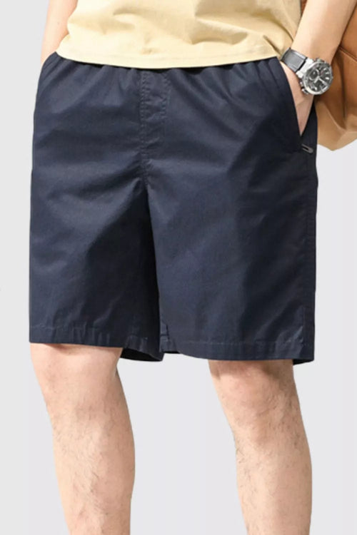 Men's Plus Size Casual Pocketed Shorts