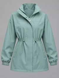 The Breeze Hooded Drawstring Windbreaker