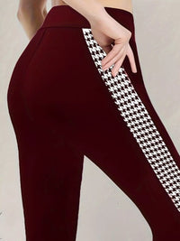 The Harper Houndstooth Panel Legging