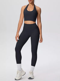 The Lucia Halter Crop Top & Legging Set