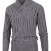 The Fletcher Shawl Collar Cable Sweater