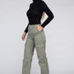 Everyday Wear Elastic-Waist Cargo Pants