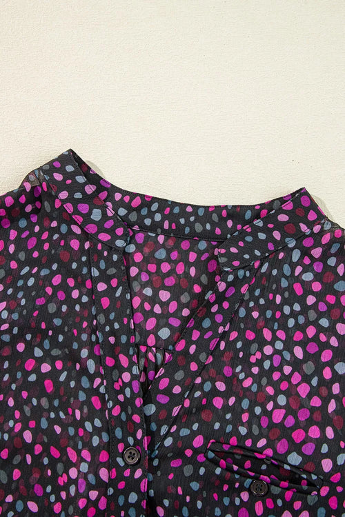 Polka Dot Button Up Shirt