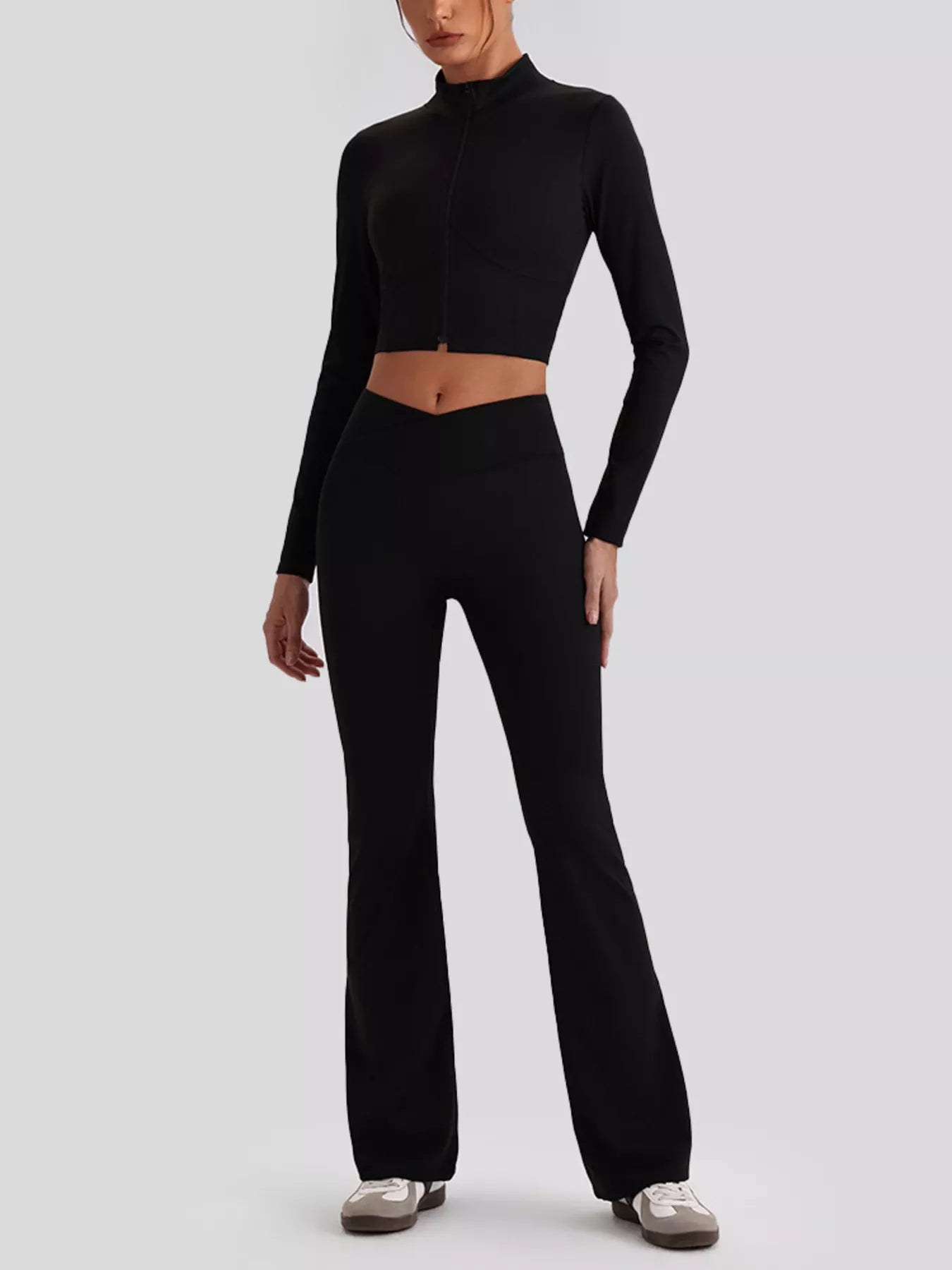 The Cleo Criss-Cross V-Neck Tank & Legging Set