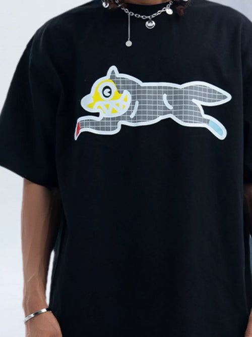 Men's Graphic Round Neck Relaxed Fit T-Shirt