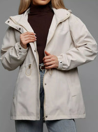 The Breeze Hooded Drawstring Windbreaker