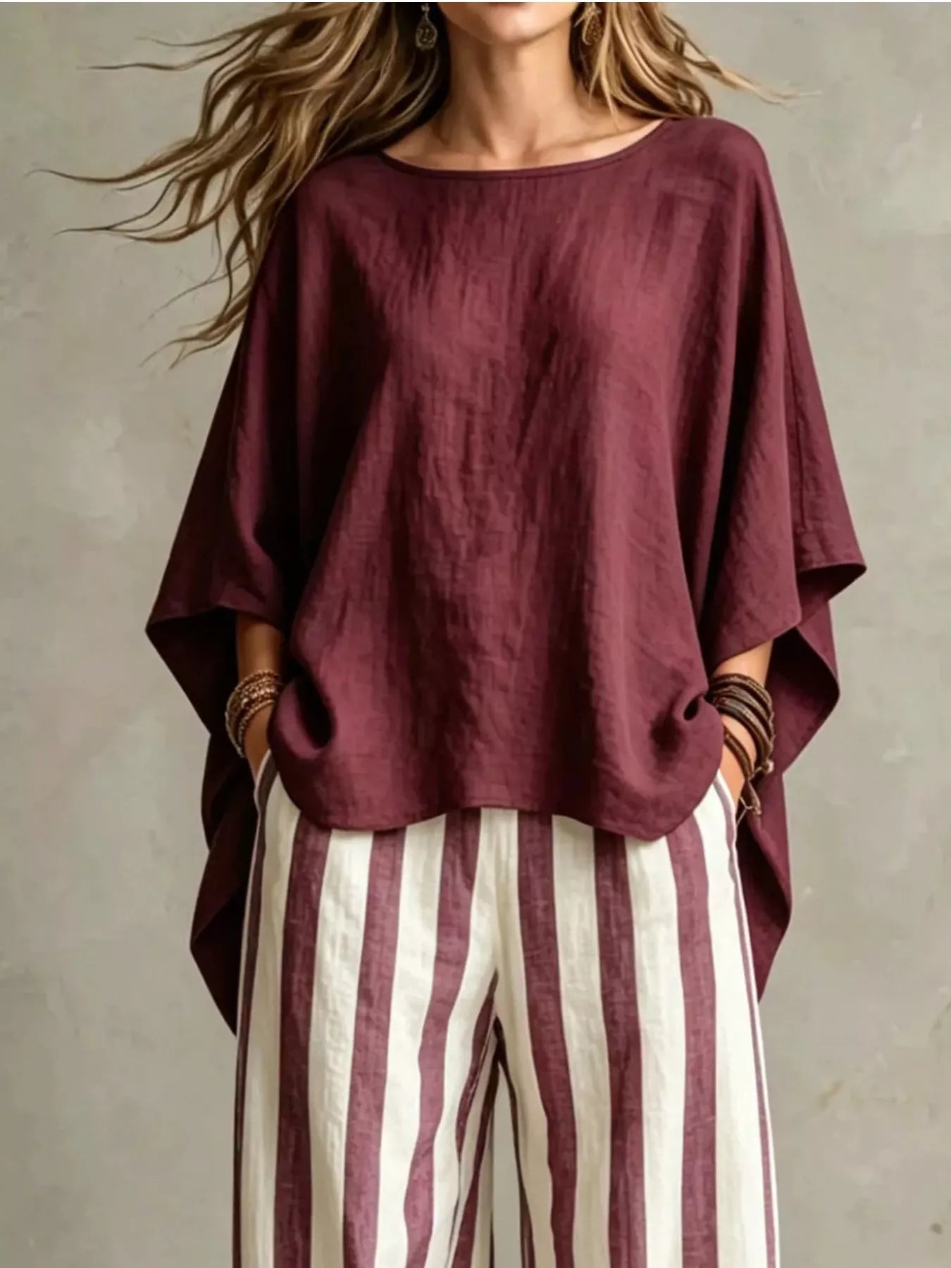 The Quinn Top & Pants Set – stretch waistband detail