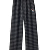 Men's Plus Size Striped Wide Leg Pants with Drawstring