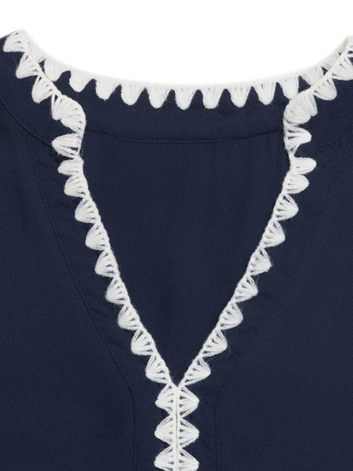 Sleeveless Tiered Ruffle Hem Casual Dress