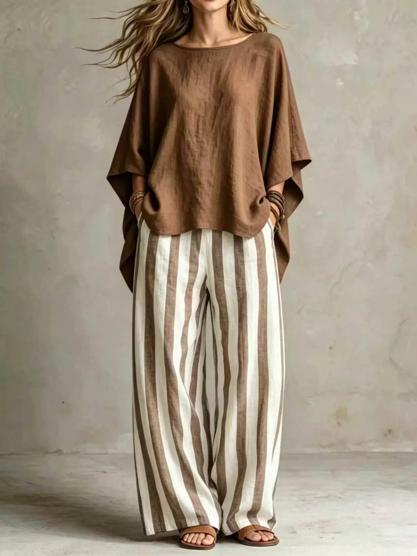 The Quinn Top & Pants Set – solid set, alternate color