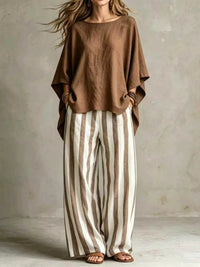 The Quinn Top & Pants Set – solid set, alternate color