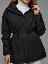 The Breeze Hooded Drawstring Windbreaker
