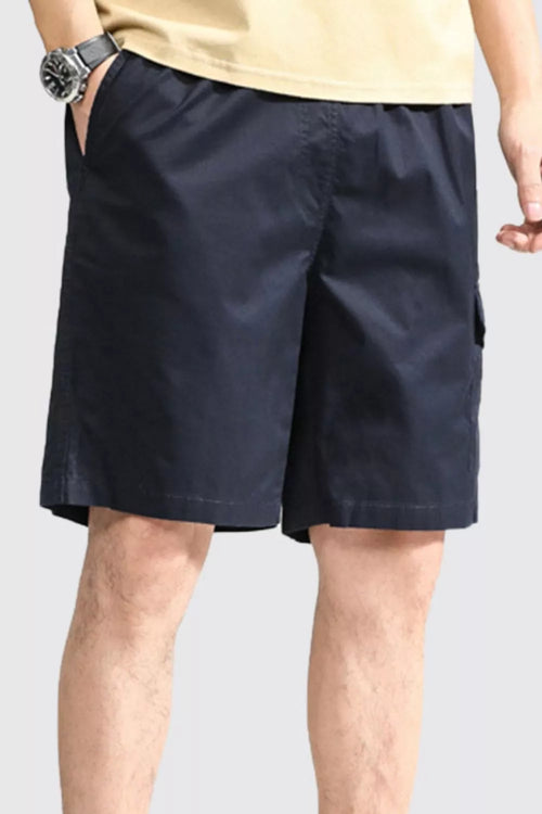 Men's Plus Size Casual Elastic Waist Shorts
