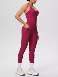 The Lucia Soft Halter Cami & Legging Set