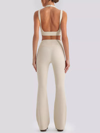 The Cleo Criss-Cross V-Neck Tank & Legging Set