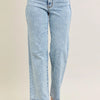 Judy Blue Full Size High Waist Stone Wash Straight Jeans Plus Size