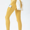 Full Size Slim Fit High Waist Long Sports Pants with Pockets