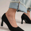 Beast Fashion Faux Suede Point Toe Pumps
