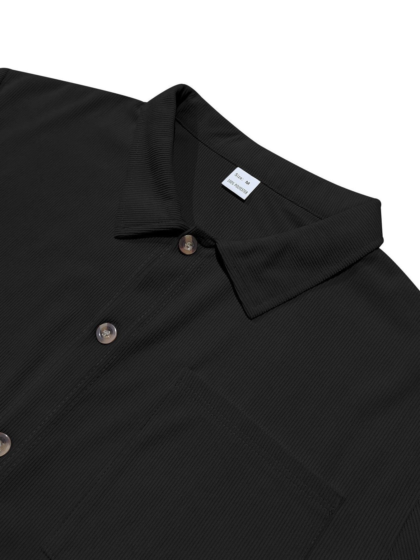 Men's long-sleeve button-up shirt and matching pants set