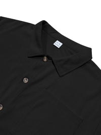 Men's long-sleeve button-up shirt and matching pants set