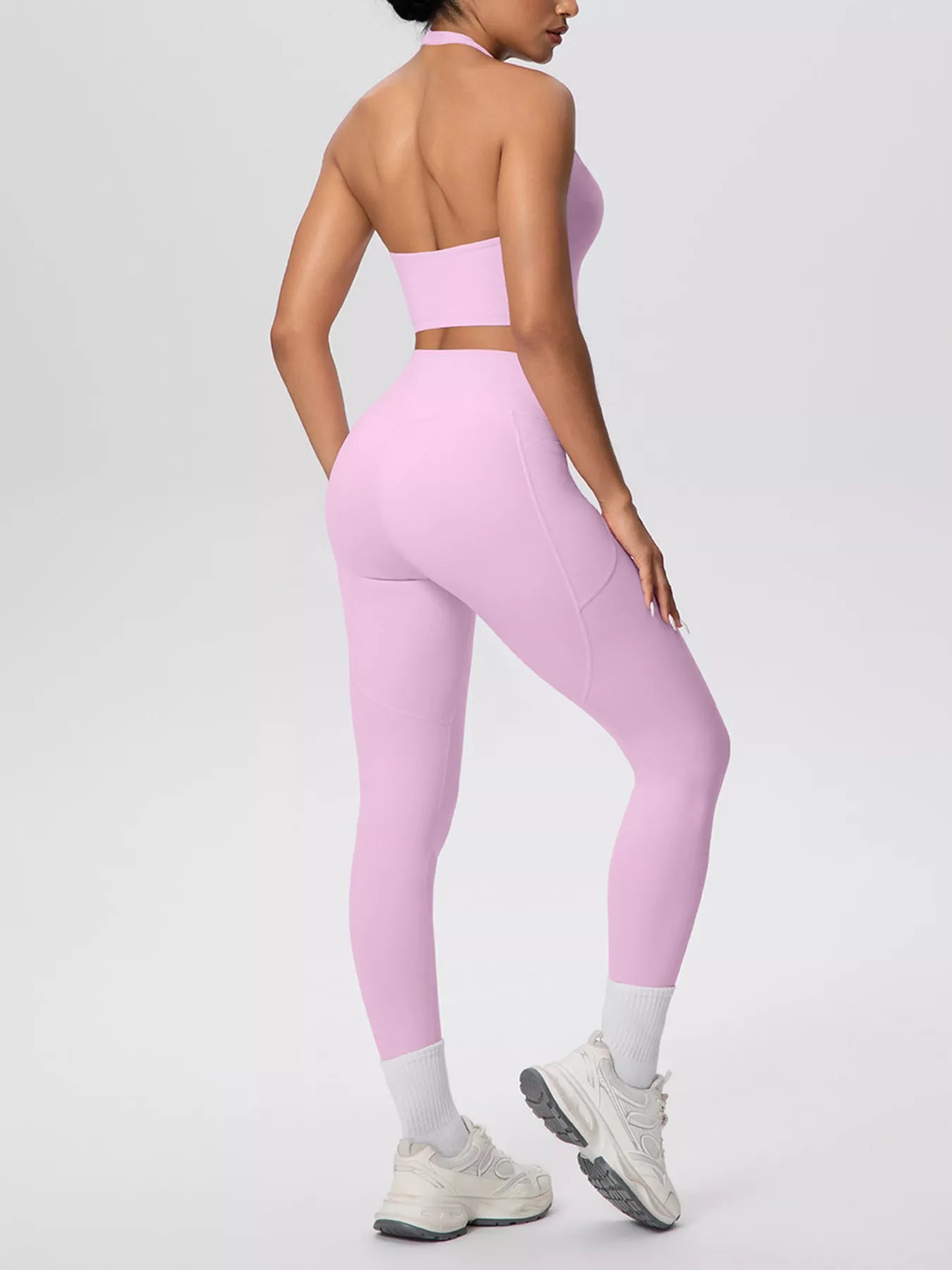 The Lucia Halter Crop Top & Legging Set