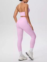 The Lucia Halter Crop Top & Legging Set