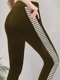 The Harper Houndstooth Panel Legging