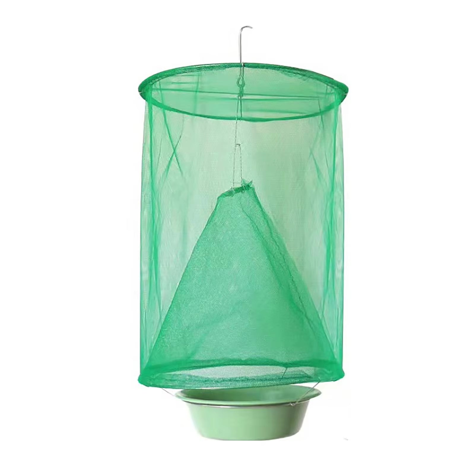 4Pcs/1 Pcs /Set Foldable Hung Fly Trap Outdoor Ranch Fly Trap Reusable Pasture Fly Traps for Outdoor Garden Horse Barn Farm Yard