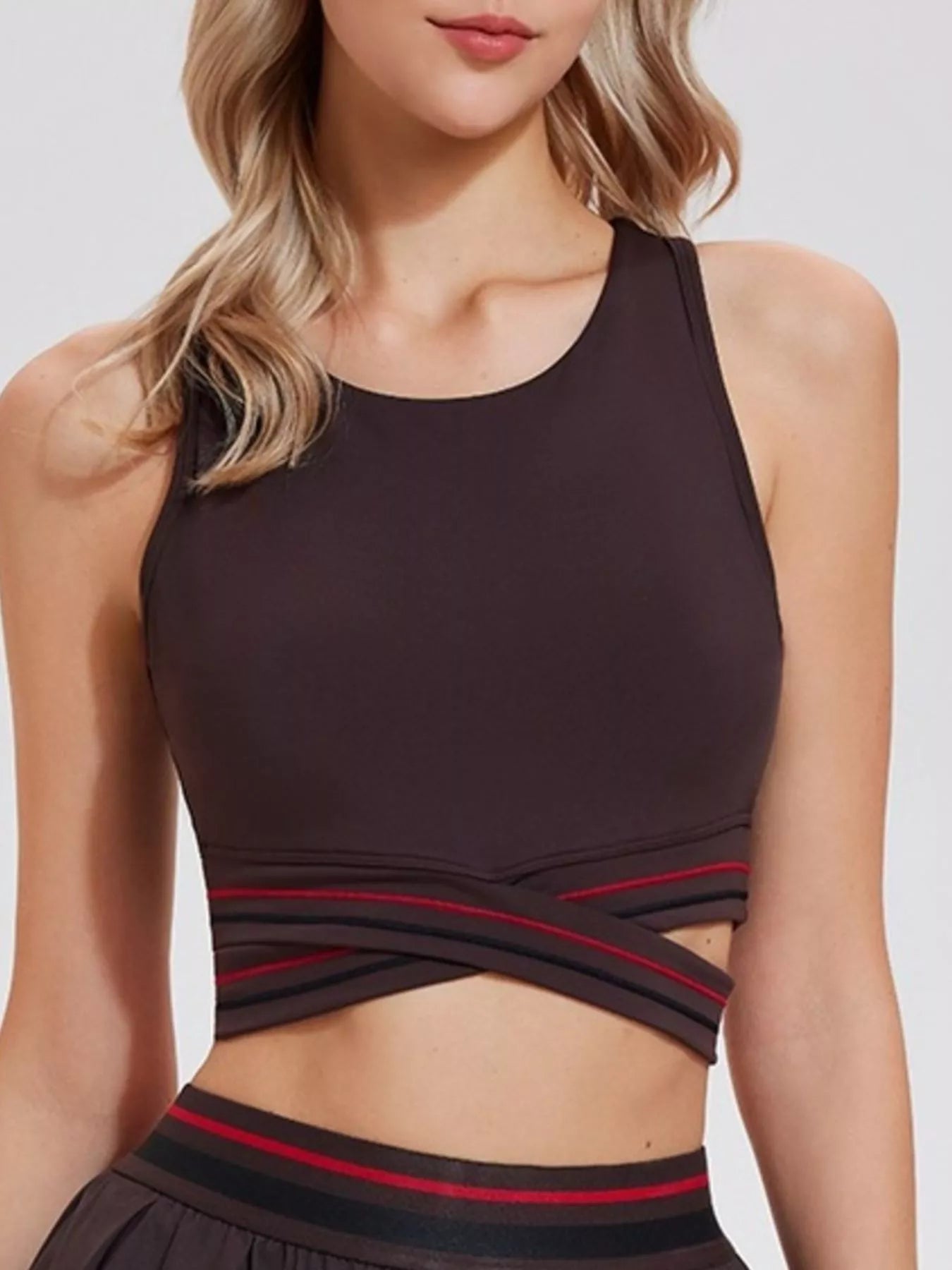 The Kenna Criss-Cross Crop Tank