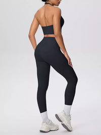 The Lucia Halter Crop Top & Legging Set