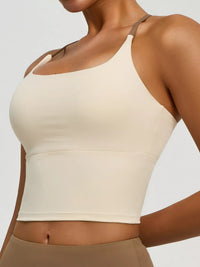 The Greta Criss-Cross Back Sports Bra