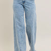 Judy Blue Full Size High Waist Wide Leg Jeans with Skewed Inseam Plus Size