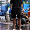 Men's Full Size Short Sleeve Top and Shorts Set Plus Size