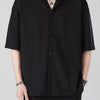 Men's Full Size Casual Short Sleeve Button-Down Shirt Plus Size