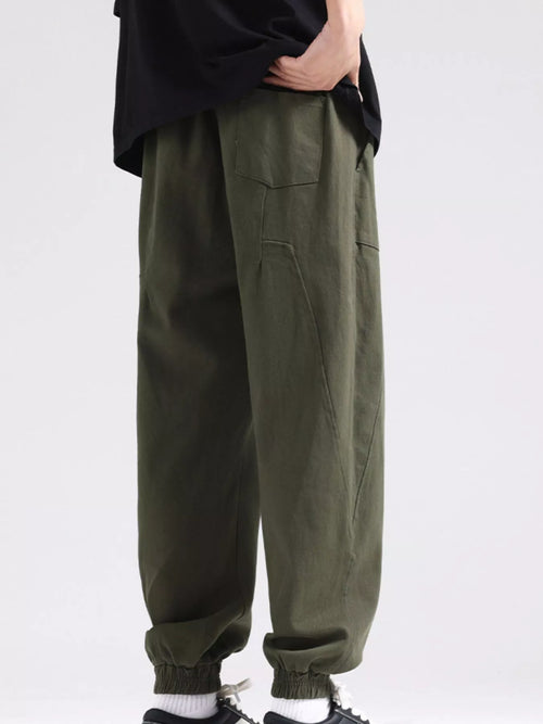 Men's Plus Size Casual Loose Fit Cargo Pants